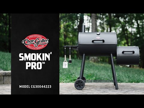 Char Griller Smokin Pro Offset Grill Smoker AGA Cookware