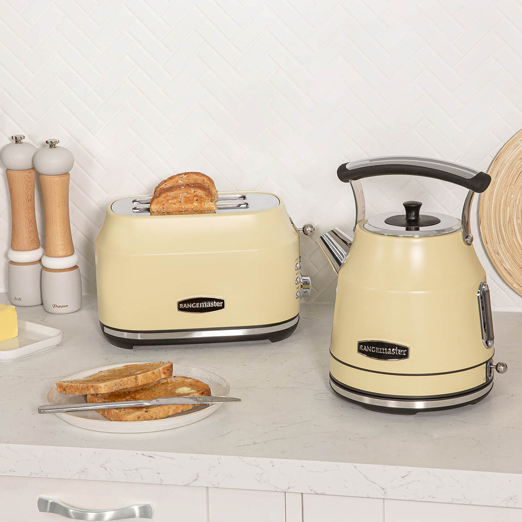 Rangemaster Classic Cream Kettle & Toaster Bundle