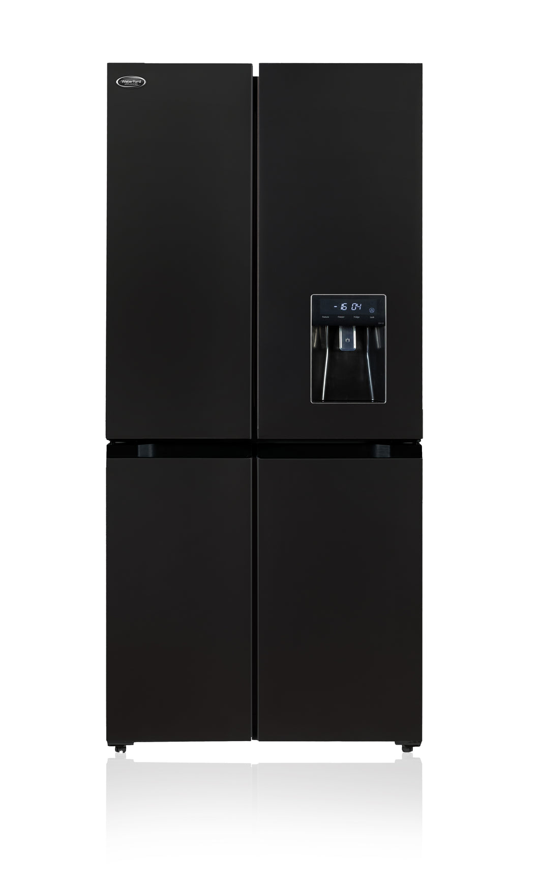 Waterford Appliances American Style Fridge Freezer Inox Black