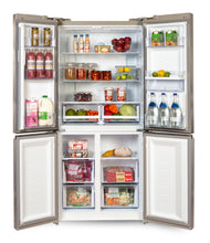 Load image into Gallery viewer, Waterford Appliances American Style Fridge Freezer Stainless Steel
